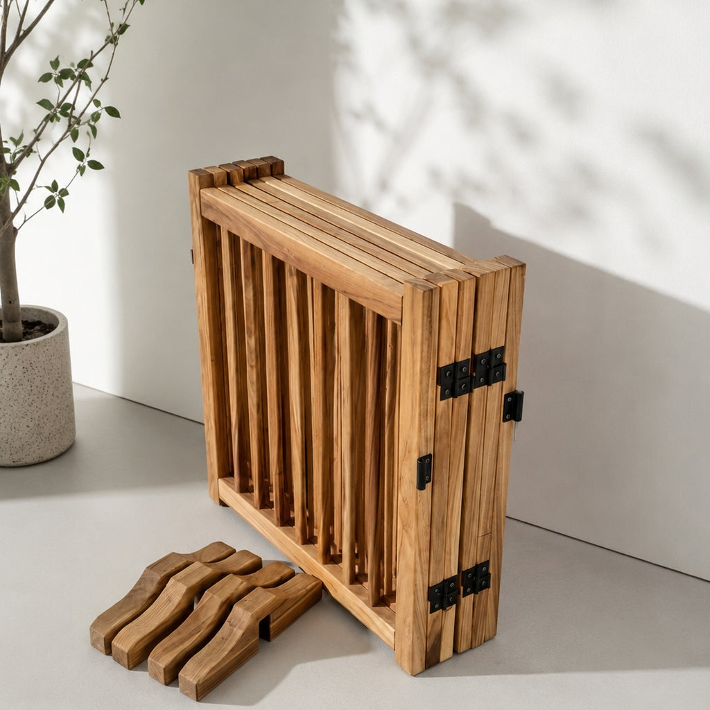 Indoor Dog Pen | Solid Wood Pet Pen