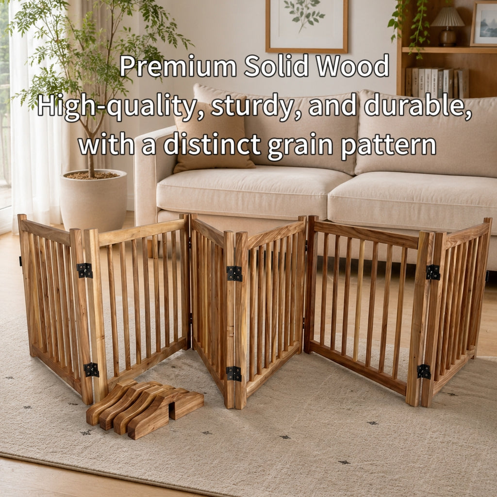 Solid Wood Pet Pen | For Indoor Dogs